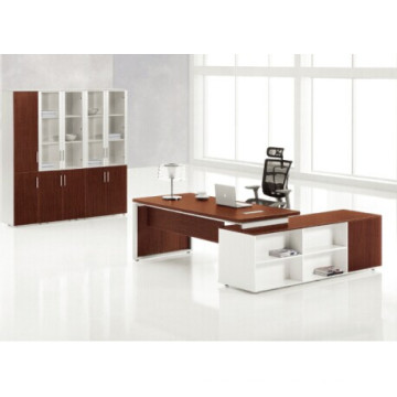 L-Shape MFC Office Desk with Side Cabinet (FOH-BM18-H)